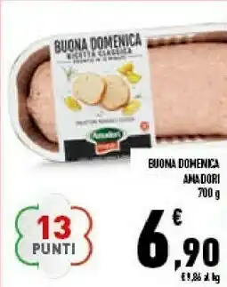 Conad Classica gustoso e morbido polpettone con carne fresca di tacchino buona domenica offerta