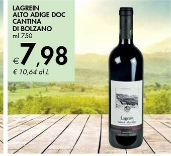 Cantina di bolzano lagrein alto adige doc