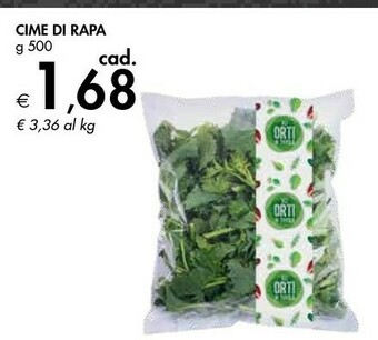 Bennet Cime di rapa offerta