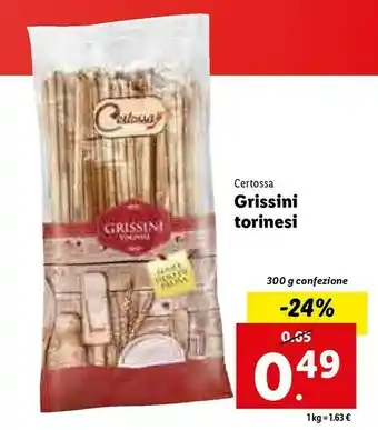 Lidl Grissini offerta