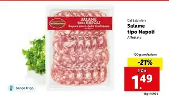 Lidl Salame napoli offerta
