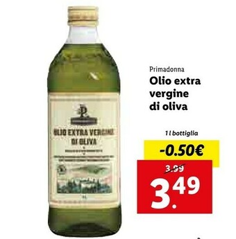 Lidl Olio extravergine di oliva offerta