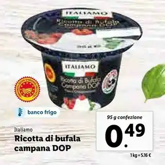Lidl Mozzarella di bufala offerta