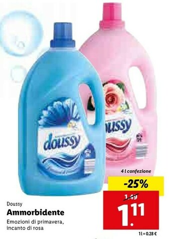 Lidl Ammorbidente offerta