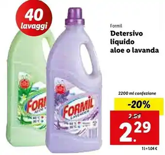 Lidl Detersivo lavatrice offerta