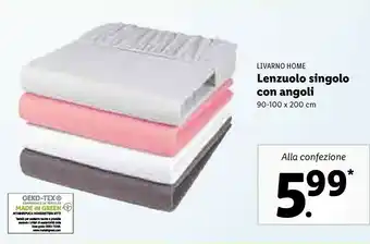 Lidl Lenzuola offerta