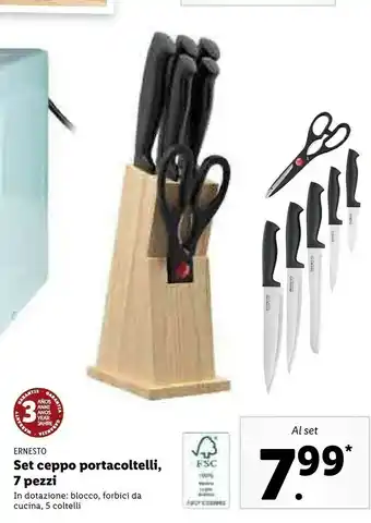 Lidl Coltelli offerta