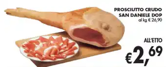 PROSCIUTTO CRUDO SAN DANIELE DOP