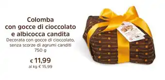 Unes Colomba con gocce di cioccolato e albicocca candita 750 g offerta