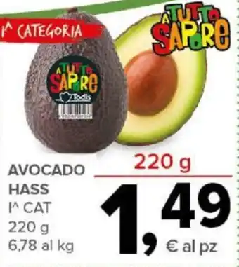 Todis AVOCADO HASS 220 g offerta