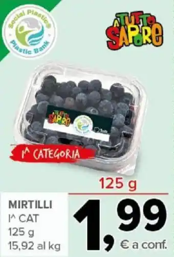 Todis MIRTILLI 125 g offerta