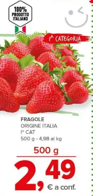 Todis FRAGOLE 500 g offerta