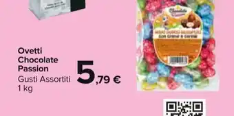 Carrefour Market Ovetti Chocolate Passion Gusti Assortiti 1 kg offerta