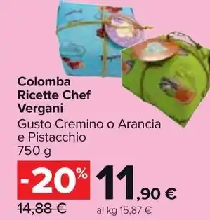 Carrefour Market Colomba Ricette Chef Vergani offerta