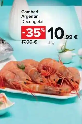 Carrefour Market Gamberi Argentini Decongelati offerta