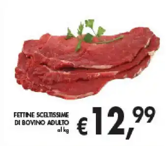 èccoMI FETTINE SCELTISSIME DI BOVINO ADULTO offerta