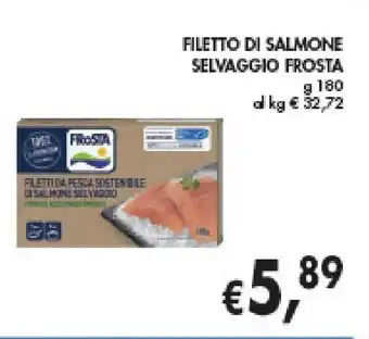 èccoMI FILETTO DI SALMONE SELVAGGIO FROSTA g 180 offerta