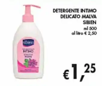 èccoMI DETERGENTE INTIMO DELICATO MALVA SIBIEN ml 500 offerta