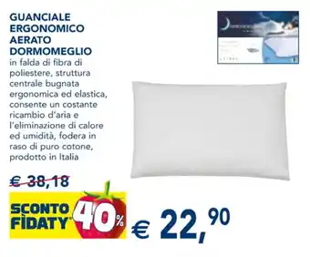 Esselunga GUANCIALE ERGONOMICO AERATO DORMOMEGLIO offerta
