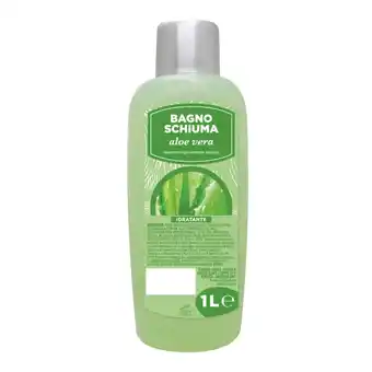 Qui Discount BAGNOSCHIUMA HYDRA ALOE VERA/ LATTE PROTEIN 1 LITRO offerta