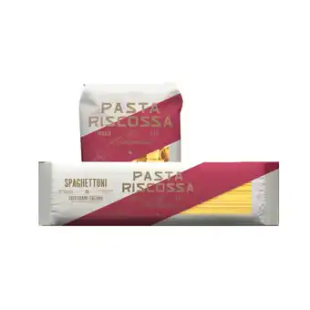 Qui Discount PASTA RISCOSSA GRANO 100% ITALIANO TRAFILE ASSORTITE 500 GR offerta
