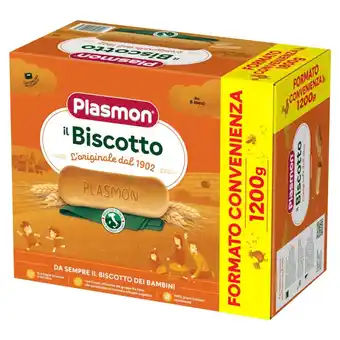 Qui Discount BISCOTTI PLASMON FORMATO CONVENIENZA 1,2 KG offerta