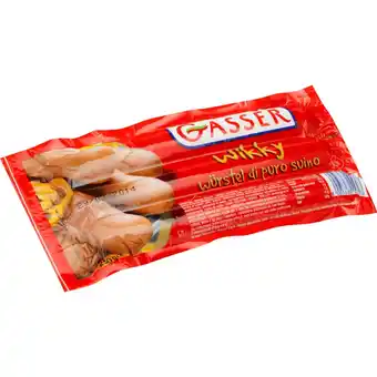 Qui Discount WURSTEL PURO SUINO GASSER 250 GR offerta