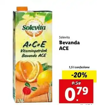 Lidl Ace drink 1500 g(ml) offerta