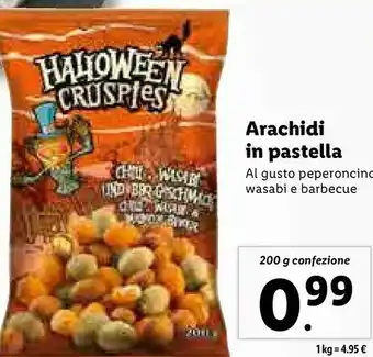 Lidl Arachidi in pastella offerta