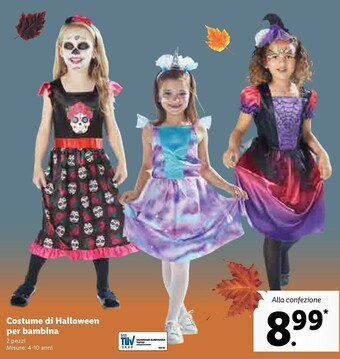 Lidl Costume di halloween per bambina offerta