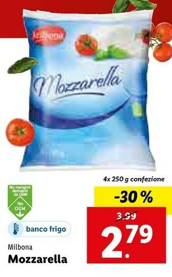 Lidl Mozzarella offerta