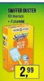 Swiffer duster kit manico + 4 piumini