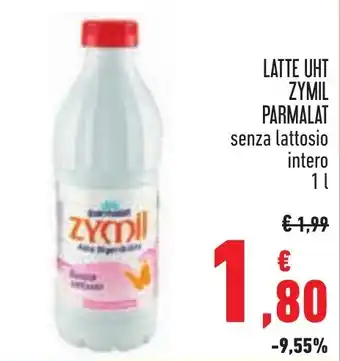 Conad LATTE UHT ZYMIL PARMALAT senza lattosio intero 1 l offerta