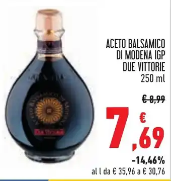 Conad ACETO BALSAMICO DI MODENA IGP DUE VITTORIE 250 ml offerta