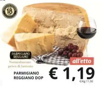 Supermercati Visotto PARMIGIANO REGGIANO DOP offerta