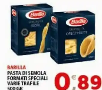 Mio Market Pasta di semola formati speciali offerta
