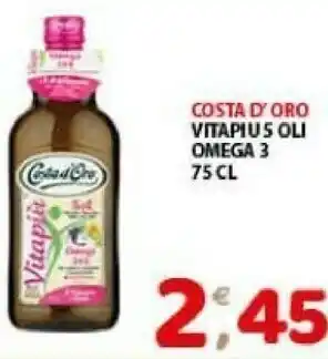 Mio Market Costa d'oro vitapiu 5 oli omega 3 offerta