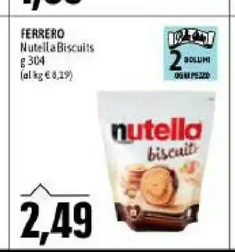 Emi Supermercati Nutella biscuits 304 g(ml) offerta