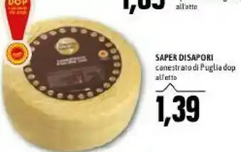 Emi Supermercati Saper di sapori canestrato di puglia dop offerta