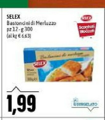Emi Supermercati Bastoncini di merluzzo surgelati offerta