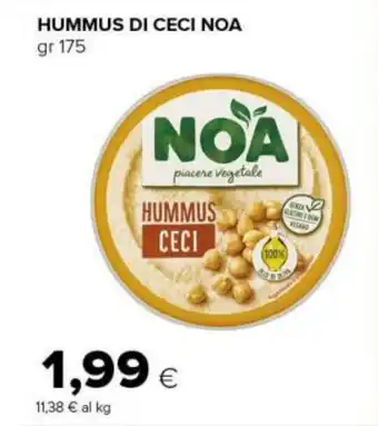 Tigre Amico HUMMUS DI CECI NOA gr 175 offerta