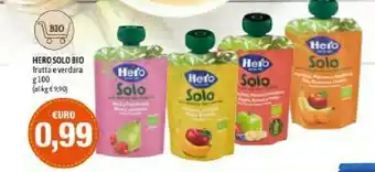 Solo frutta e verdura 100 g