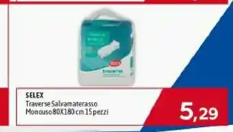 Traverse salvamaterasso monouso 80x80 cm 15 pezzi