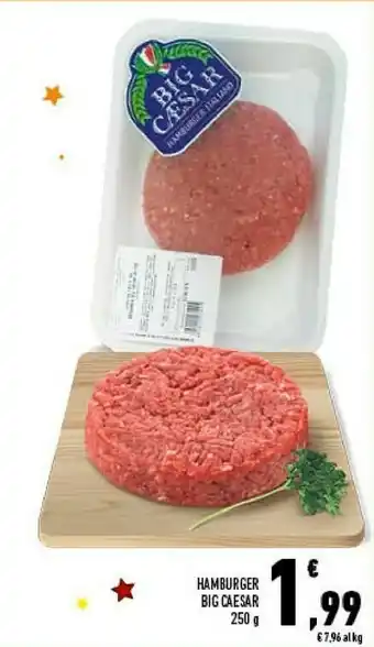 Conad Superstore Big caesar - hamburger big caesar 250 g(ml) offerta