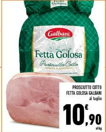 Prosciutto cotto fetta golosa