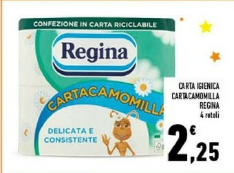 Conad Superstore Regina carta igienica cartacamomilla offerta