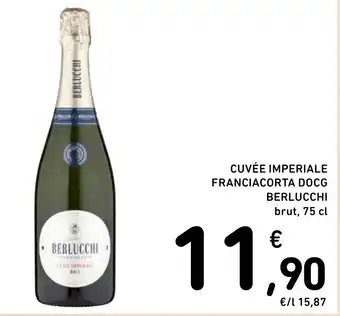 Spazio Conad CUVÉE IMPERIALE FRANCIACORTA DOCG BERLUCCHI brut, 75 cl offerta