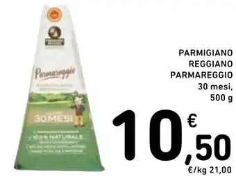 Spazio Conad PARMIGIANO REGGIANO PARMAREGGIO 30 mesi, 500 g offerta