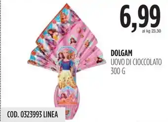 Carico Cash & Carry DOLGAM UOVO DI CIOCCOLATO 300 G offerta