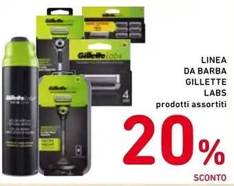 Spazio Conad LINEA DA BARBA GILLETTE LABS prodotti assortiti offerta